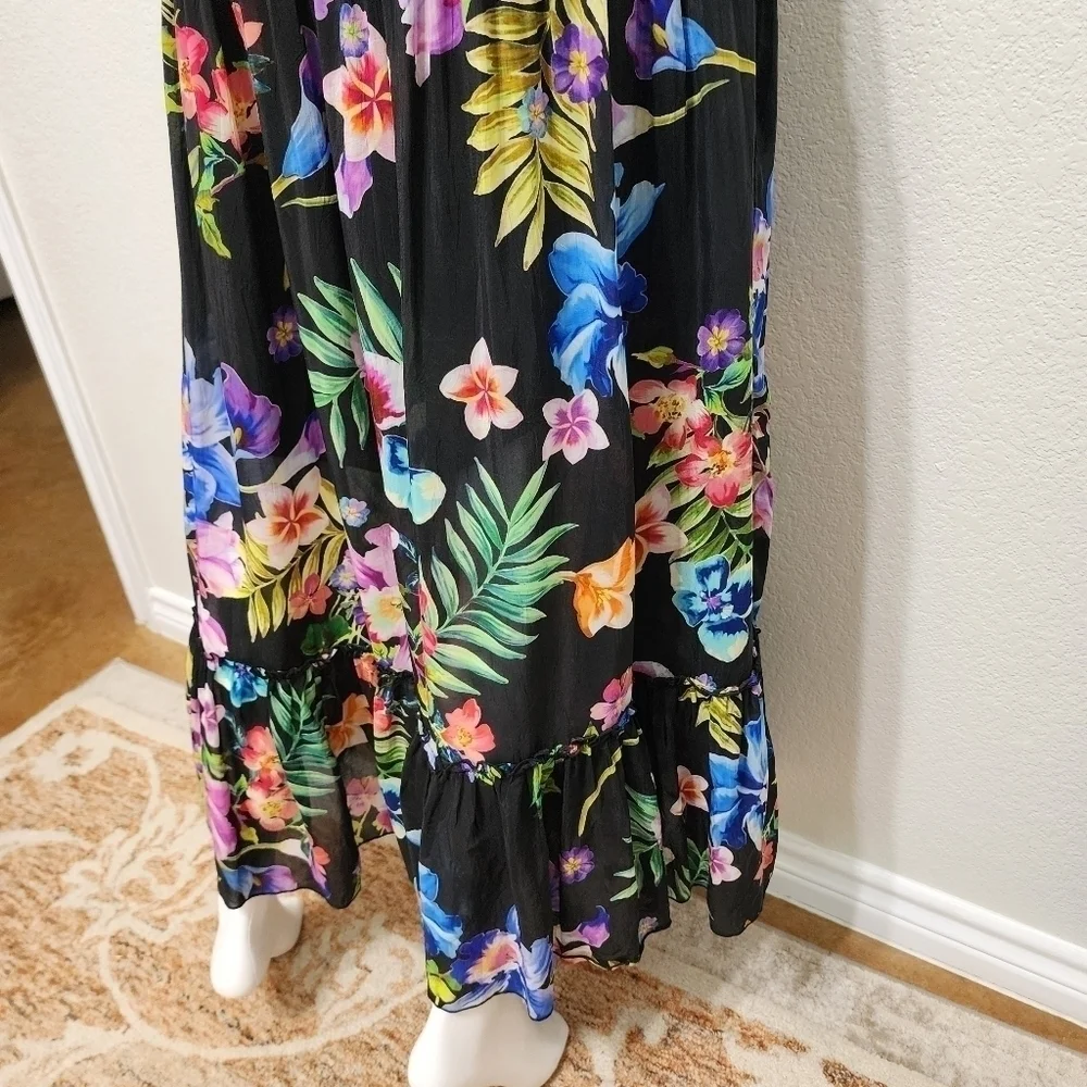 Johnny Was Aruba Ophelia Floral Skirt Size S